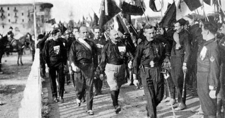 28 OTTOBRE 1922 – LA MARCIA DEI FASCISTI SU ROMA